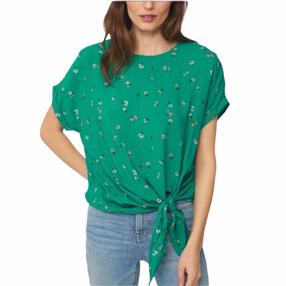 beachlunchlounge Green Daisy Lumi Top